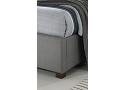 5ft King Size Oakland Light Grey Fabric Upholstered Bed Frame 2